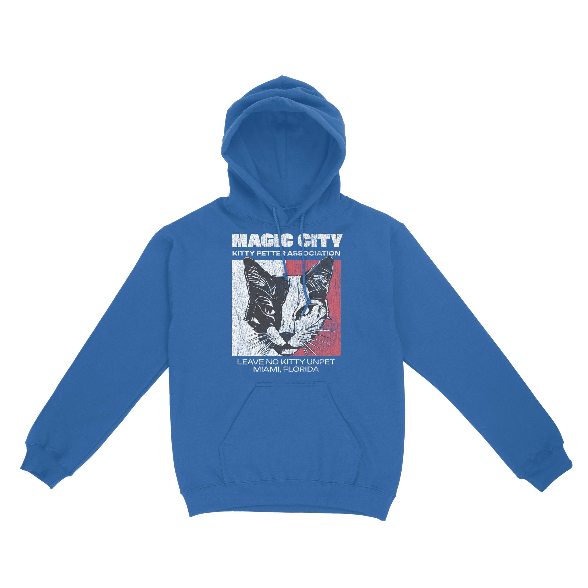 Miami Hoodie in Royal - front view