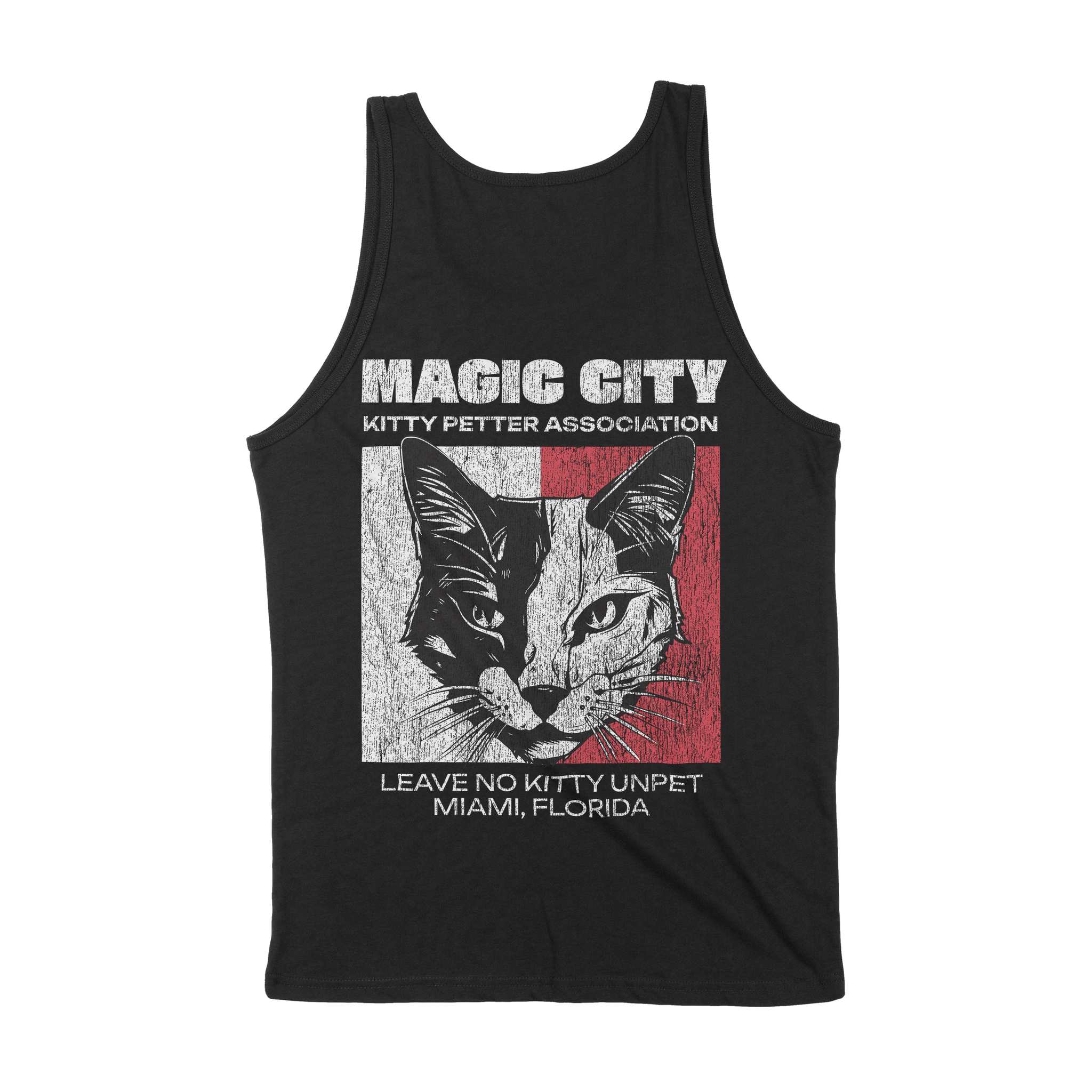 Miami Kitten Club 2 Tank Top Black back