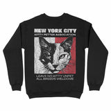 New York Kitten Club 2 Crewneck Black back
