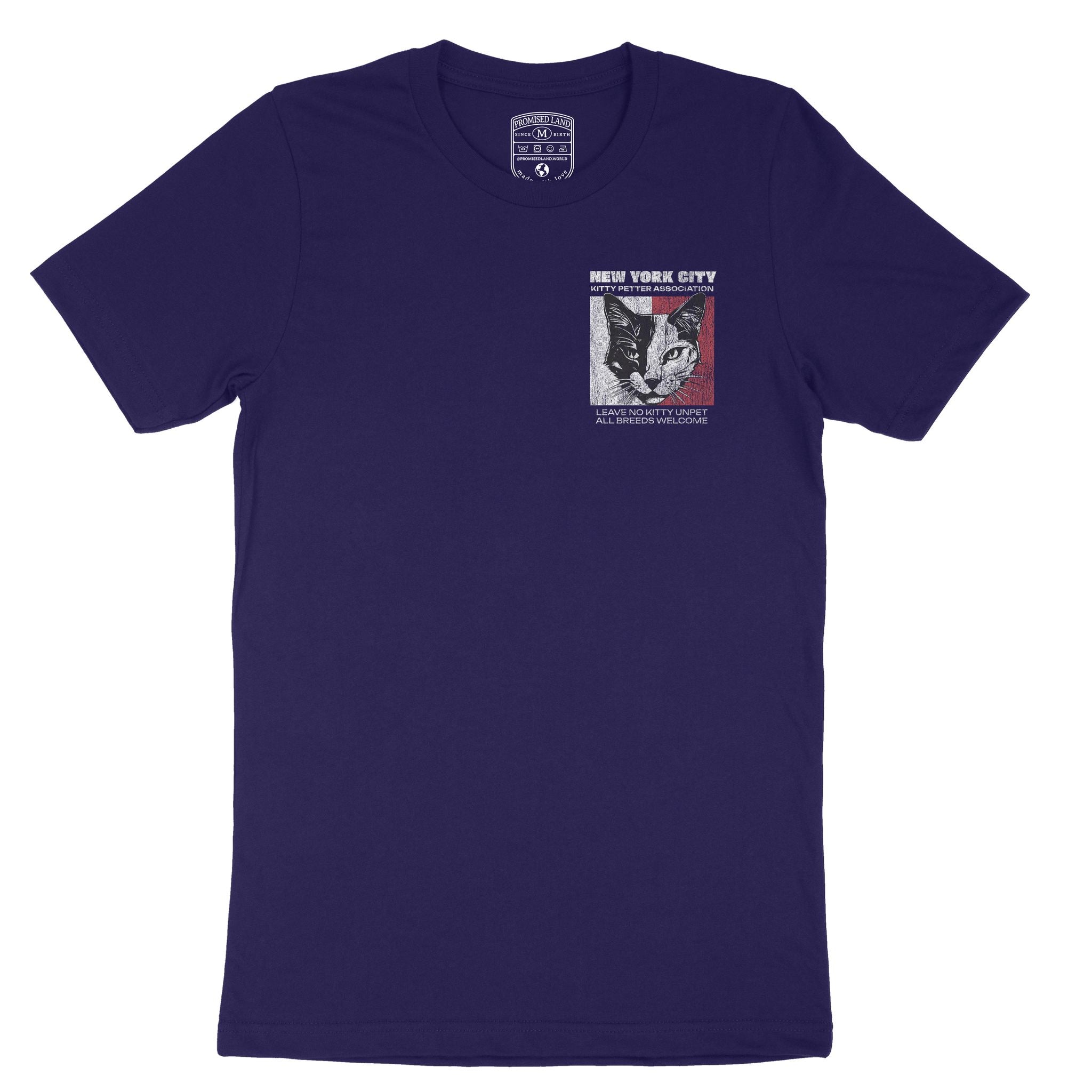 New York Kitten Club 2 T-Shirt Team Navy front