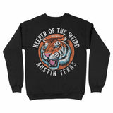 Austin Tiger Dude Crewneck Black back