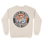 Austin Crewneck in Natural - back view
