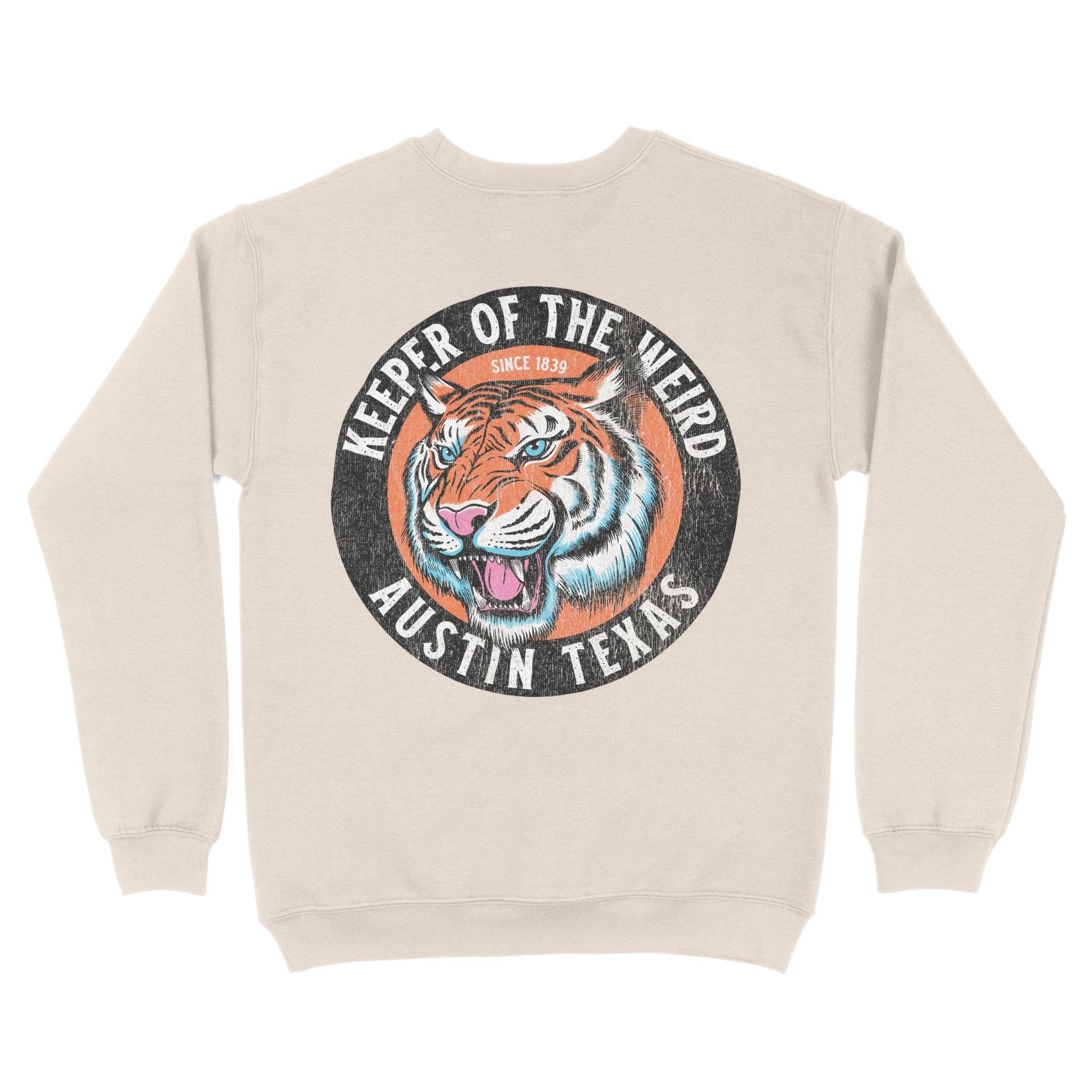 Austin Crewneck in Natural - back view