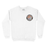 Austin Crewneck in White - front view