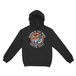 Austin Hoodie in Black - front view