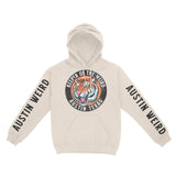 Austin Hoodie in Natural - front-sleeves view