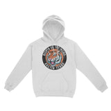 Austin Tiger Dude Hoodie White front