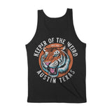 Austin Tiger Dude Tank Top Black back