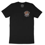 Austin Tiger Dude T-Shirt Vintage Black front