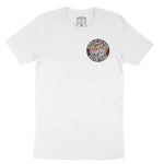 Austin Tiger Dude T-Shirt White front