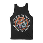 Denver Tiger Dude Tank Top Black back