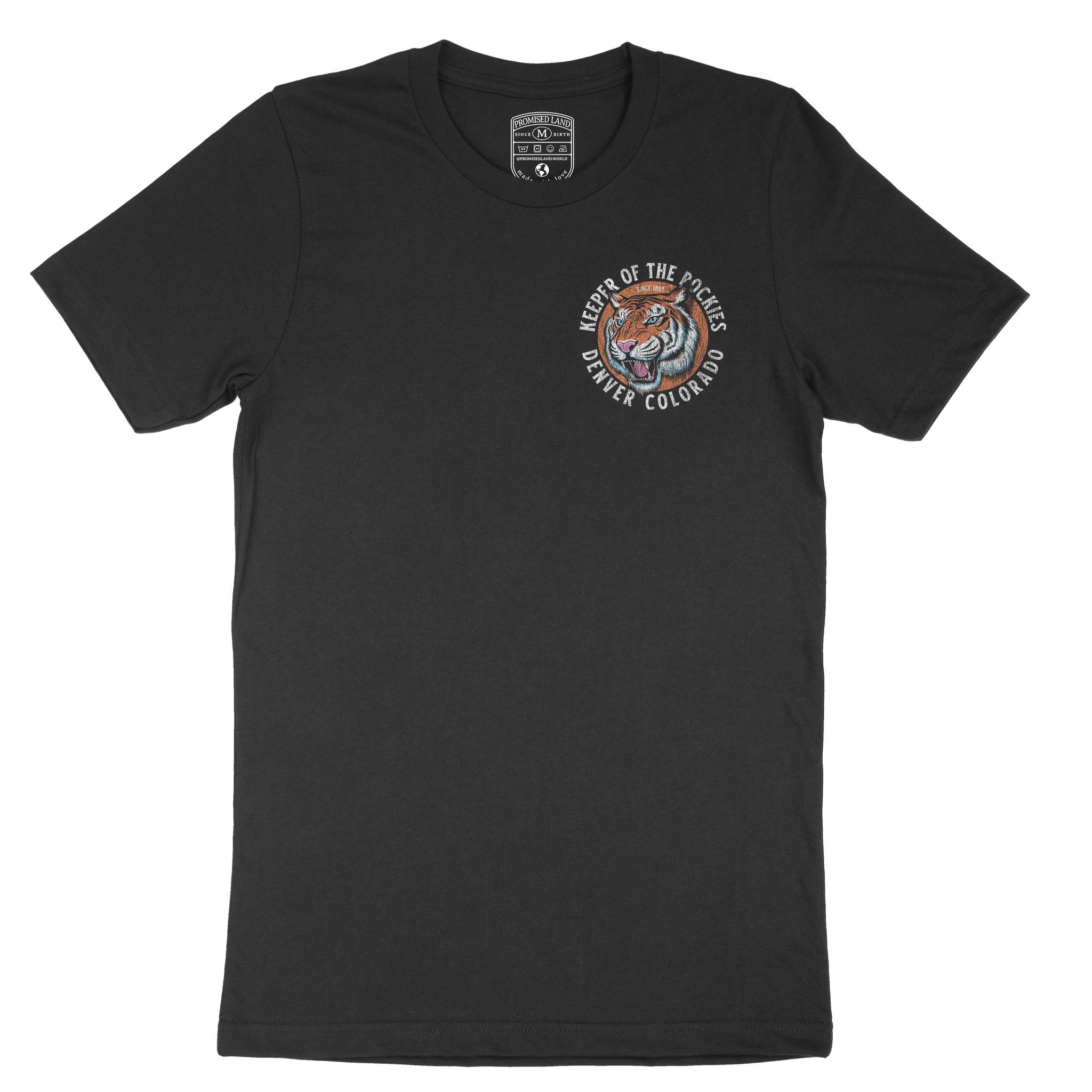 Denver Tiger Dude T-Shirt Black front