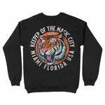 Miami Tiger Dude Crewneck Black back
