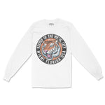 Miami Tiger Dude Longsleeve in White - front view