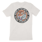 Miami Tiger Dude T-Shirt Vintage White back