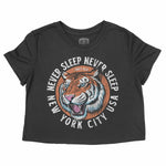 New York Tiger Dude Cropped Tee Black front