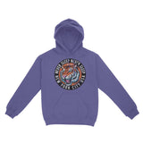 New York Tiger Dude Hoodie Violet front