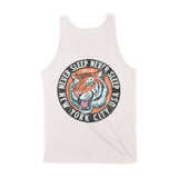 New York Tiger Dude Tank Top in Vintage - back view
