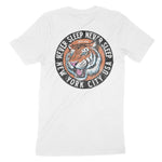 New York Tiger Dude T-Shirt White back
