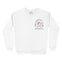 Austin Crewneck in White - front view