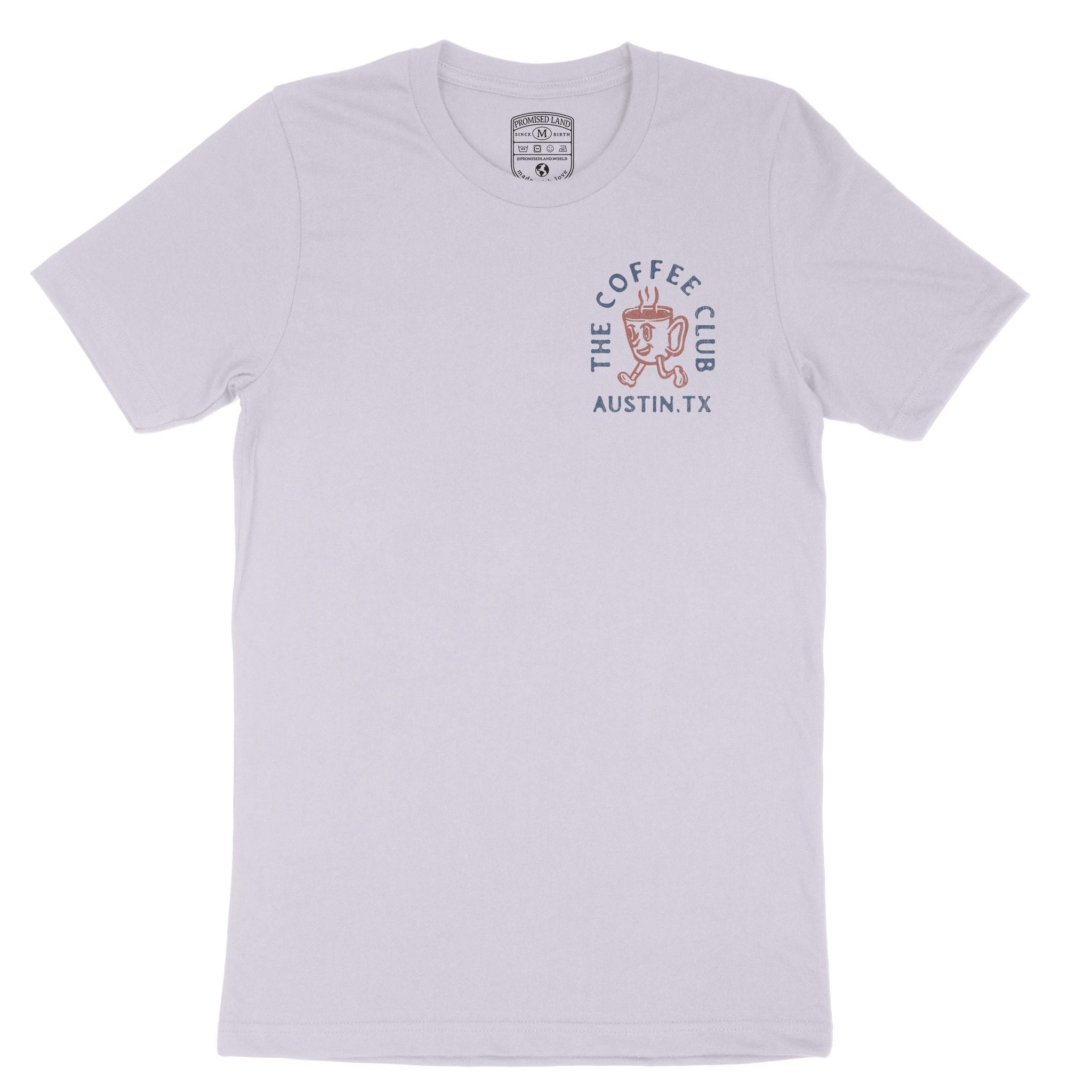 Austin Coffee Kid T-Shirt Lavender Dust front