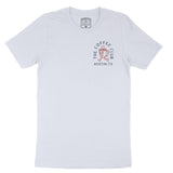 Austin Coffee Kid T-Shirt Light Blue front