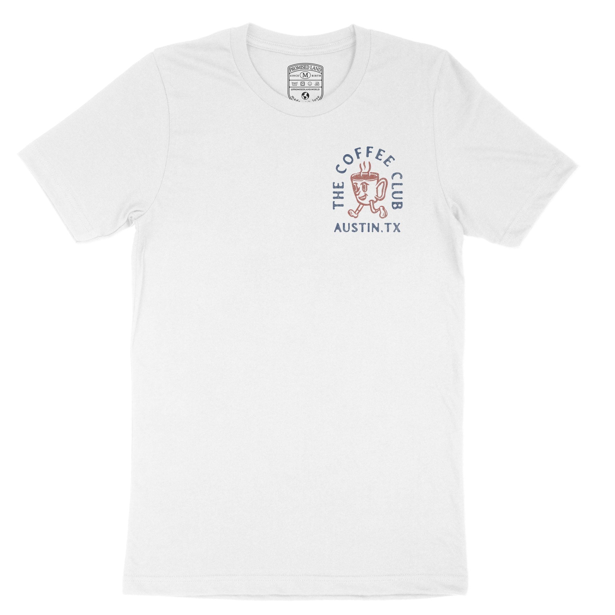 Austin Coffee Kid T-Shirt White front