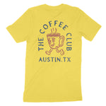 Austin Coffee Kid T-Shirt Yellow back
