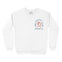 Denver Crewneck in White - front view