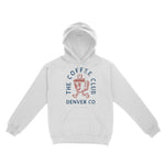 Denver Coffee Kid Hoodie White front