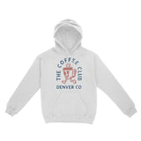 Denver Coffee Kid Hoodie White front