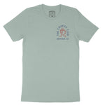 Denver Coffee Kid T-Shirt Dusty Blue front