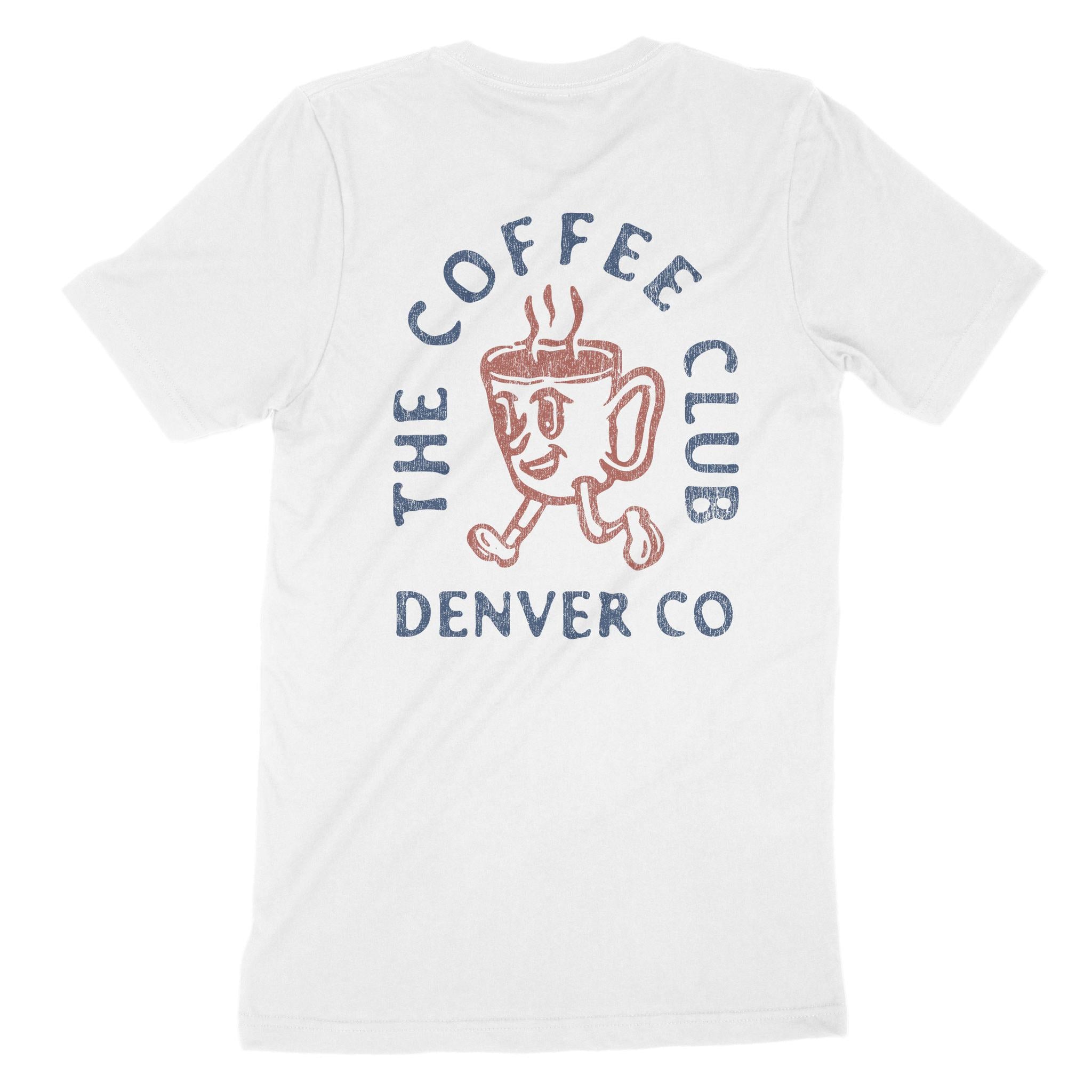 Denver Coffee Kid T-Shirt White back