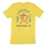 Denver Coffee Kid T-Shirt Yellow back