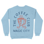 Miami Crewneck in Light Blue - back view