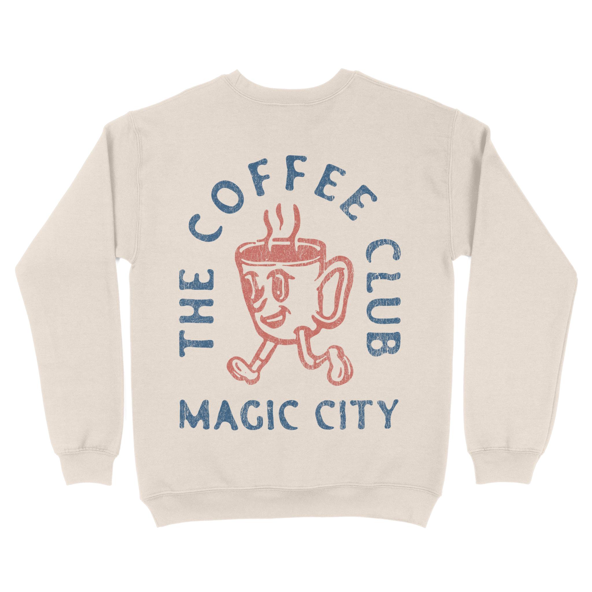 Miami Crewneck in Natural - back view