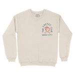 Miami Coffee Kid Crewneck in Natural - front view