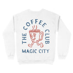 Miami Crewneck in White - back view