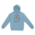 Miami Coffee Kid Hoodie Light Blue front
