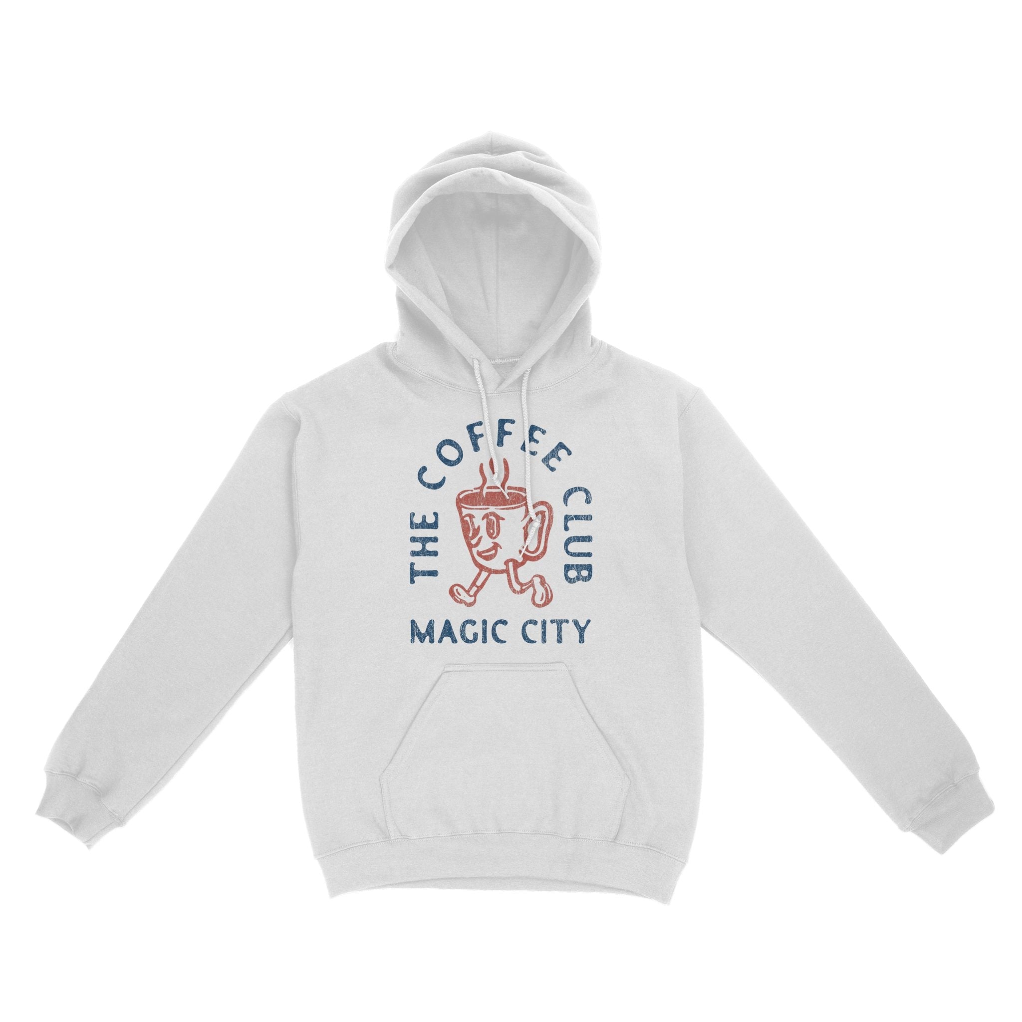 Miami Coffee Kid Hoodie White front