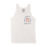 Miami Coffee Kid Tank Top in Vintage - front view