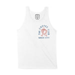 Miami Tank Top in White - front view