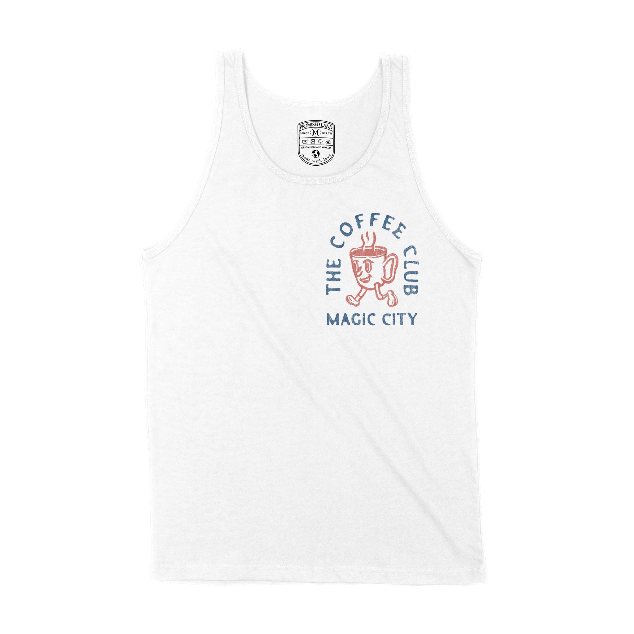 Miami Tank Top in White - front view