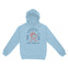 New York Hoodie in Light Blue - front view