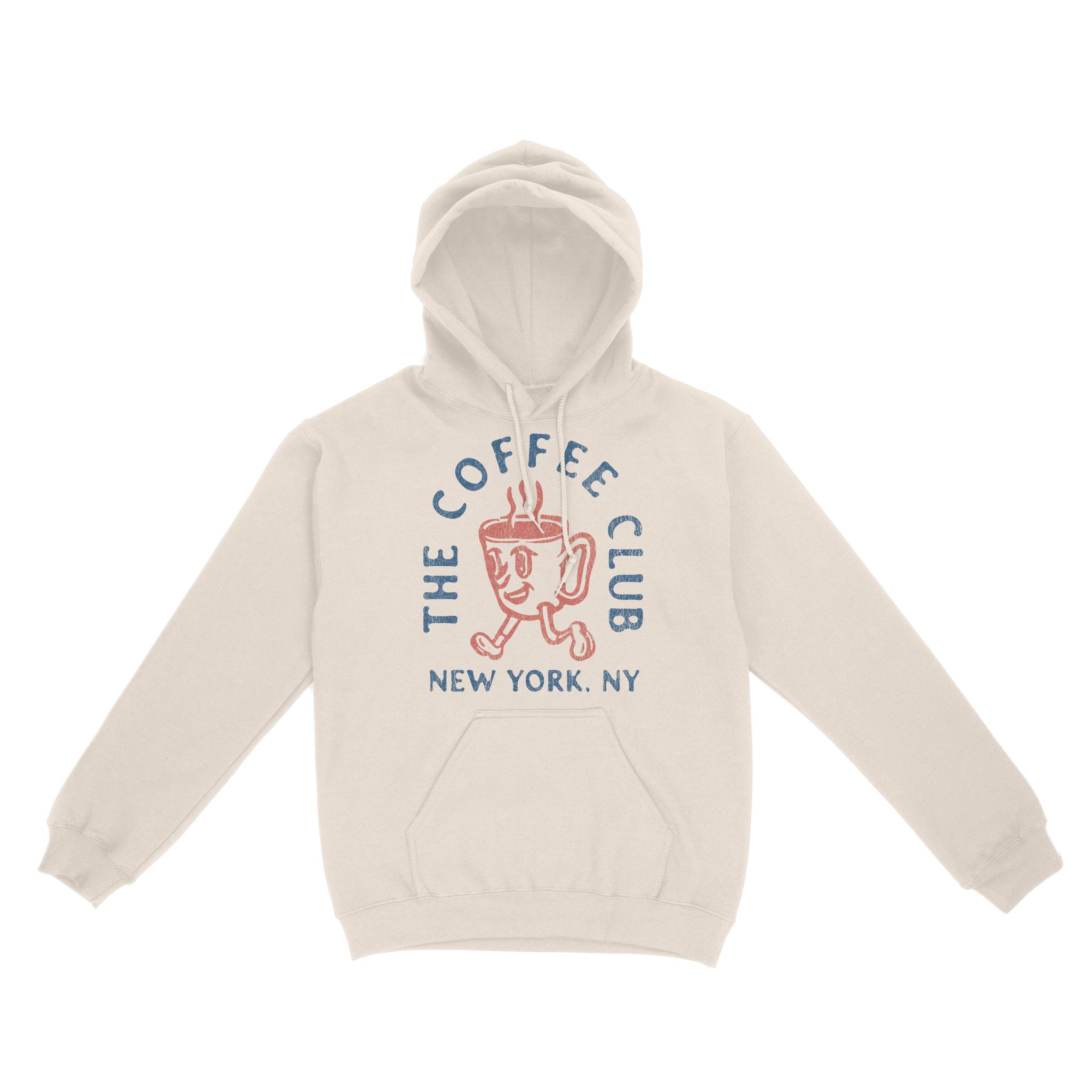 New York Hoodie in Natural - front view