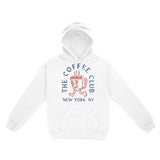 New York Hoodie in White - front view