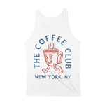 New York Tank Top in White - back view