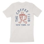 New York Coffee Kid T-Shirt Vintage White back