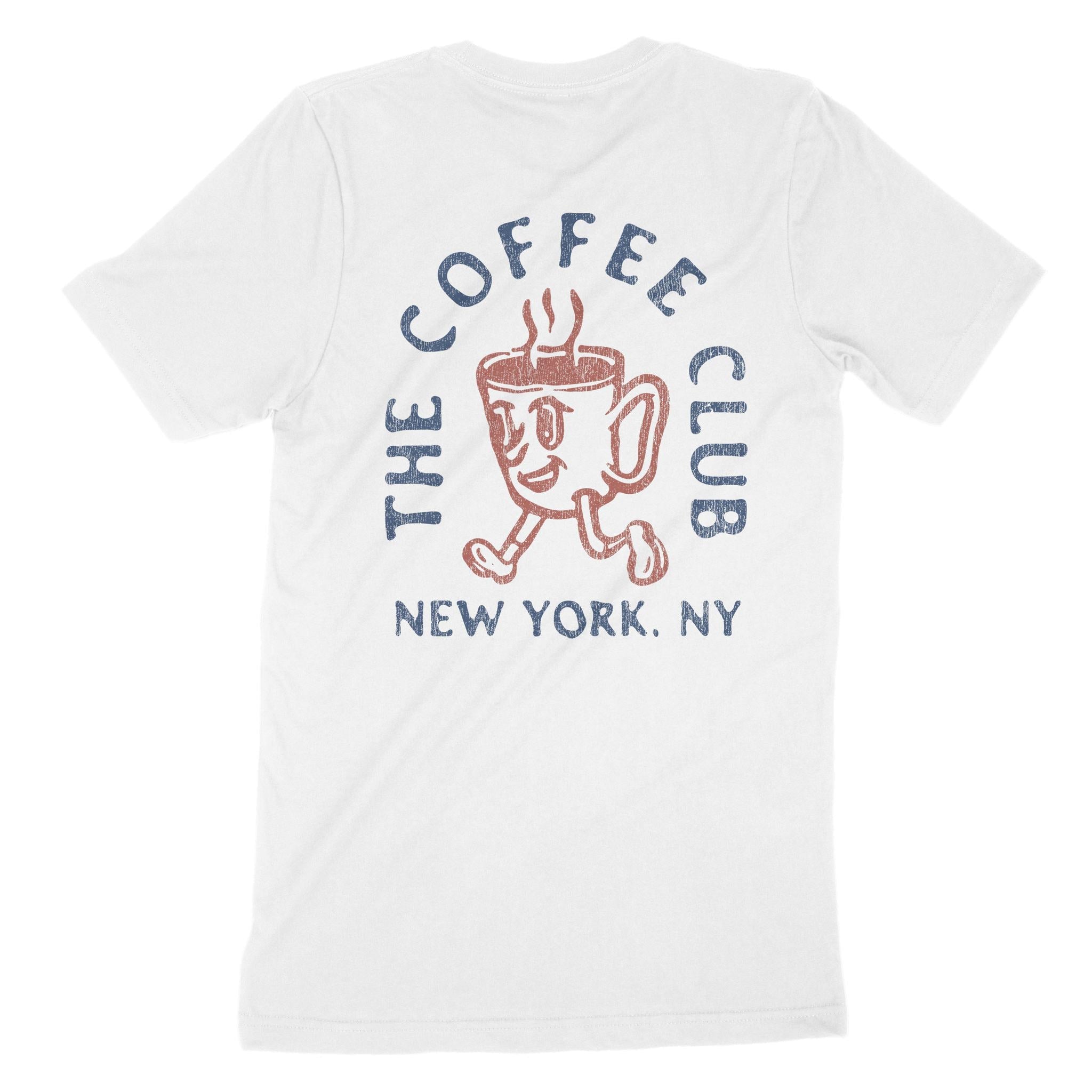 New York Coffee Kid T-Shirt White back