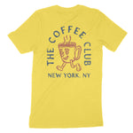 New York Coffee Kid T-Shirt Yellow back